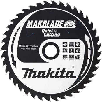 Makita MAKBLADE PLUS Circular Table Saw Blades for Wood Cutting
