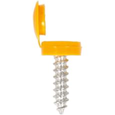 Sealey Number Plate Screws and Yellow Flip Caps