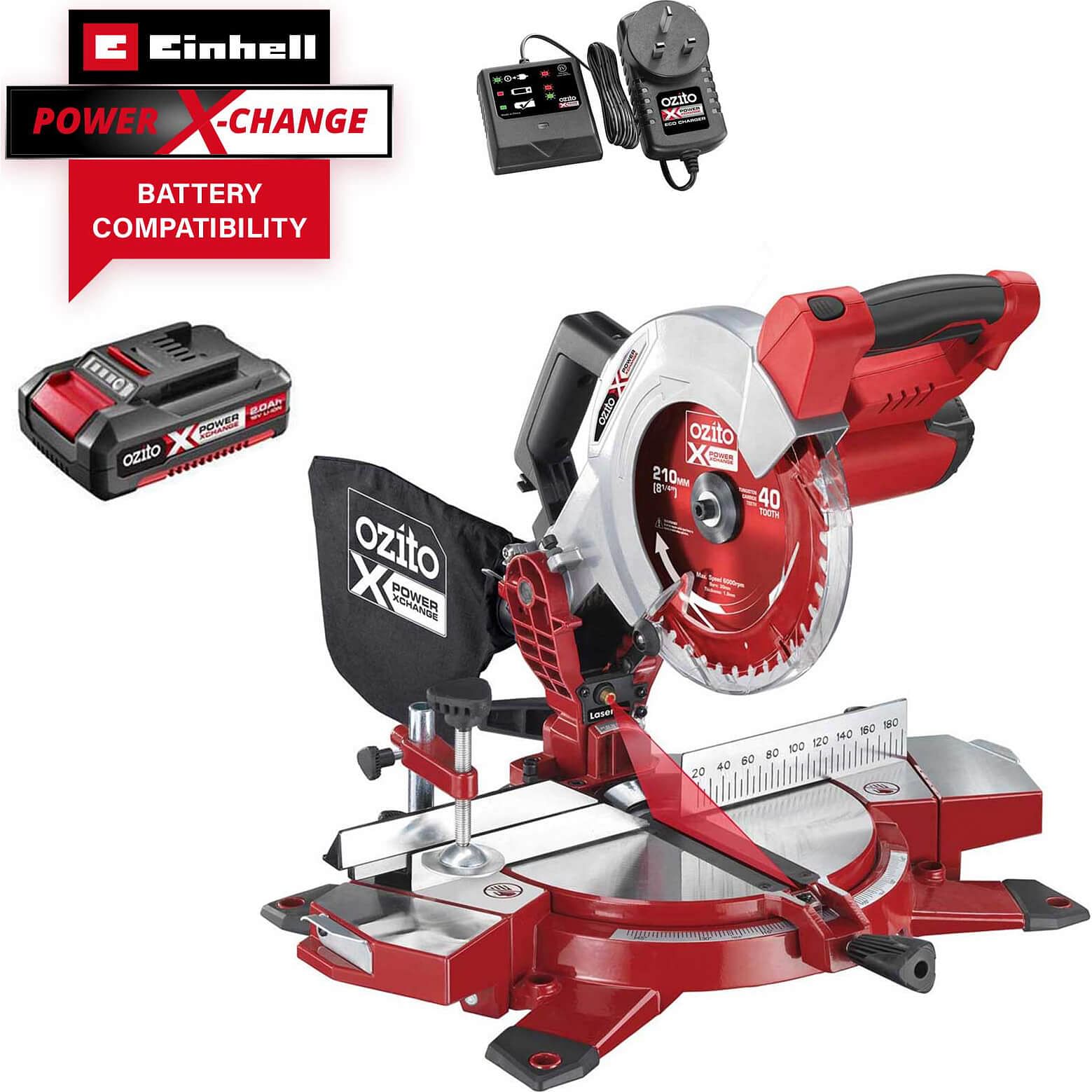 Ozito 254mm store mitre saw