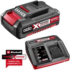 Ozito Genuine PXC 18v Cordless Li-ion Battery 2ah and Fast Charger