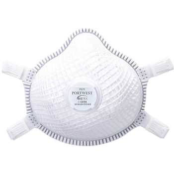 Portwest Ergonet FFP3 Valved Dolomite Dust Mask