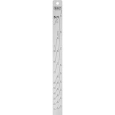 Sealey Aluminium Paint Measuring Stick 5:1/5:3