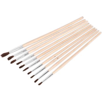 Sealey 10 Piece Touch Up Paint Brush Set