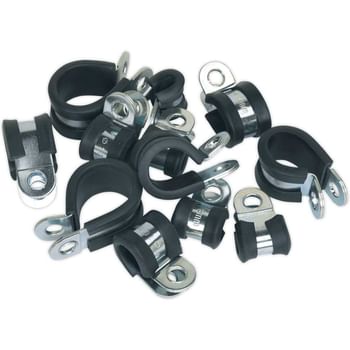 Sealey 60 Piece Rubber Lined P Clip Assortment