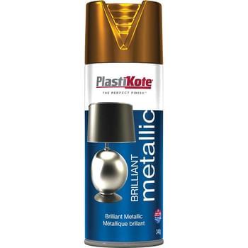 Plastikote Brilliant Metallic Aerosol Spray Paint