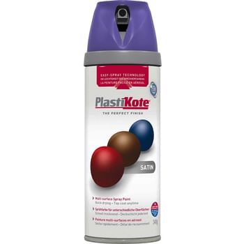 Plastikote Premium Satin Aerosol Spray Paint