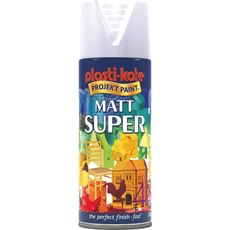 Plastikote Super Matt Aerosol Spray Paint