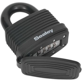 Sealey Steel Weatherproof Combination Padlock