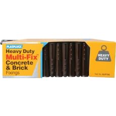 Plasplugs Heavy Duty Multifix Concrete and Brick Fixings