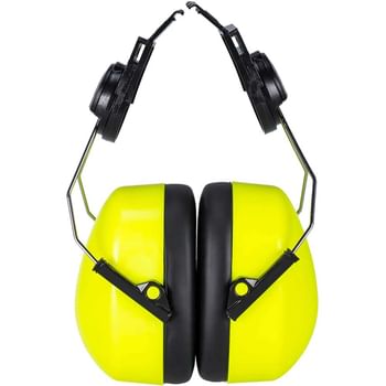 Portwest High Vis Clip On Ear Defenders for Endurance Helmets