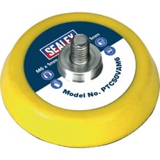 Sealey M6 x 1mm Spindle Hook and Loop Backing Pad