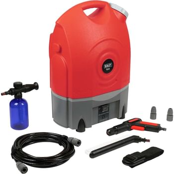 Sealey PW1712 12v or Rechargeable Cordless Pressure Washer 8.5 Bar