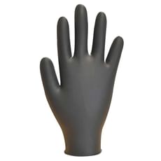 Polyco Black Nitrile Powder Free Disposable Gloves