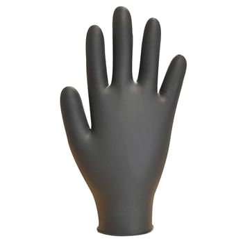 Polyco Black Nitrile Powder Free Disposable Gloves