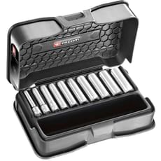 Facom R.405 1/4" Drive 10 Piece Metric 6 Point Deep Socket Set Facom R.405 1/4" Drive 10 Piece Metric 6 Point Deep Socket Set