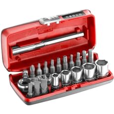 Facom R1PICO 1/4 Drive Flexi Ratchet Screwdriver Bit & Socket Set Facom R1PICO 1/4 Drive Flexi Ratchet Screwdriver Bit & Socket Set
