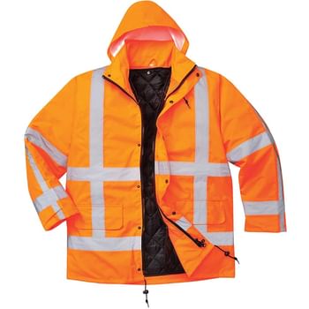 RWS Hi Vis Traffic Jacket and Detachable Lining
