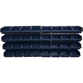 Raaco Bin Wall Panel and 32 Bins