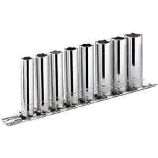 Facom RB.40AU 1/4" Drive 10 Piece 12 Point Socket Set On Rail Facom RB.40AU 1/4" Drive 10 Piece 12 Point Socket Set On Rail