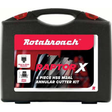 Rotabroach 12 Piece Raptor X Mag Drill Hole Cutter Set
