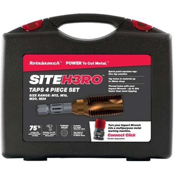 Rotabroach Site H3RO 4 Piece Large Sizes Tap Kit