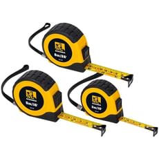Roughneck EZ Read 3 Piece Tape Measure Set