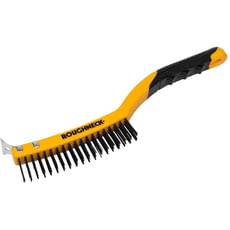 Roughneck Carbon Steel Soft Grip Wire Brush