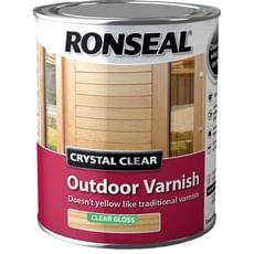 Ronseal Crystal Clear Outdoor Varnish Ronseal Crystal Clear Outdoor Varnish