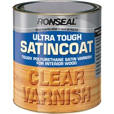 Ronseal Ultra Tough Internal Clear Satincoat Varnish