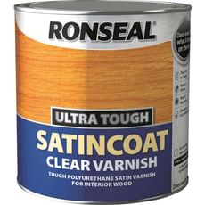 Ronseal Ultra Tough Internal Clear Satincoat Varnish