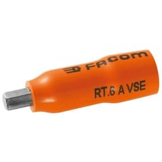 Facom 1/4" Drive 1000v Insulated Hexagon Bit Socket