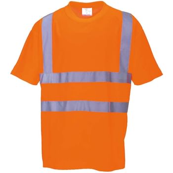 Portwest Mens Hi Vis Short Sleeve T Shirt