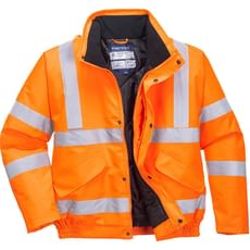 Oxford Weave 300D Class 3 GO/RT Hi Vis Bomber Jacket