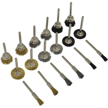 Sealey 18 Piece Rotary Multi Tool Wire Brush Set