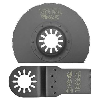 Ryobi 2 Piece Oscillating Multi Tool Blade Set