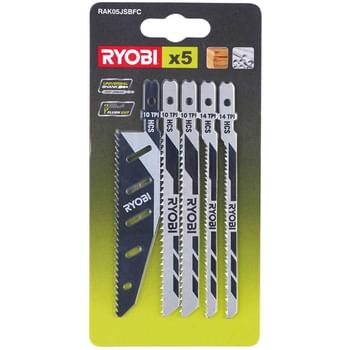 Ryobi 5 Piece Universal Jigsaw Blade Set Ryobi 5 Piece Universal Jigsaw Blade Set