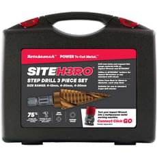 Rotabroach Site H3RO 3 Piece Step Drill Kit