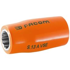 Facom 1/2" Drive 1000v Insulated Bi Hexagon Metric Socket