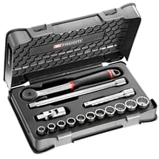 Facom S.161-1P12U 15 Piece 1/2" Drive Bi Hexagon SAE Socket Set