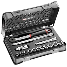 Facom S.161-1P6U 15 Piece 1/2" Drive Hexagon Socket Set Imperial