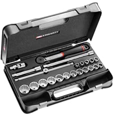 Facom S.161-2P12U 22 Piece 1/2" Drive Bi Hexagon Socket Set Imperial