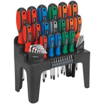 Siegen S01090 44 Piece Screwdriver and Hex Key Set