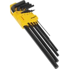 Siegen 9 Piece Long Hexagon Allen Key Set Siegen 9 Piece Long Hexagon Allen Key Set