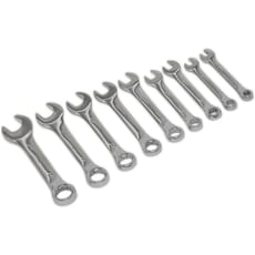 Siegen 9 Piece Stubby Combination Spanner Set Metric