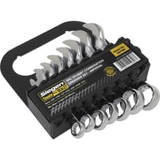 Siegen 7 Piece Stubby Combination Spanner Set Imperial