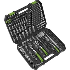 Siegen 219 Piece Combination Drive Socket Spanner and Screwdriver Set