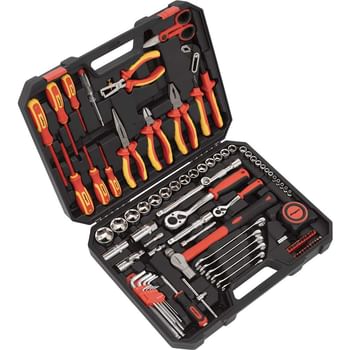 Siegen 90 Piece VDE Insulated Electricians Hand Tool Kit