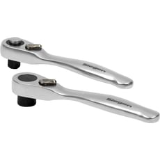 Siegen 2 Piece 1/4" Drive Micro Ratchet and Bit Driver Set