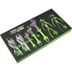 Siegen 10 Piece Adjustable Spanners and Pliers Set in Module Tray Siegen 10 Piece Adjustable Spanners and Pliers Set in Module Tray