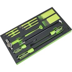 Siegen 23 Piece Pry Bar, Hammer and Punch Set in Module Tray Siegen 23 Piece Pry Bar, Hammer and Punch Set in Module Tray